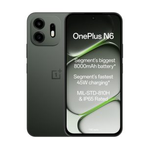 OnePlus N6 | 6GB+128GB | Midnight Green | Segment's Biggest 8000mAh Battery | Segment's Fastest 45W Charging | 60-Month Smoothness | Smooth 120Hz Display | 50MP Camera | Military-Grade Durability